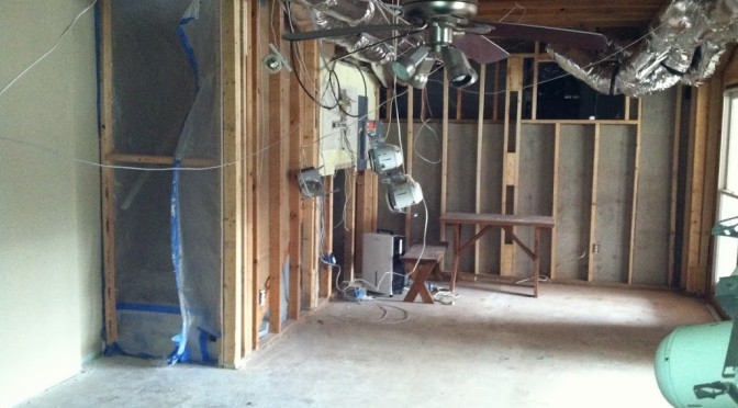 Basement Remodel…Is This Nesting?